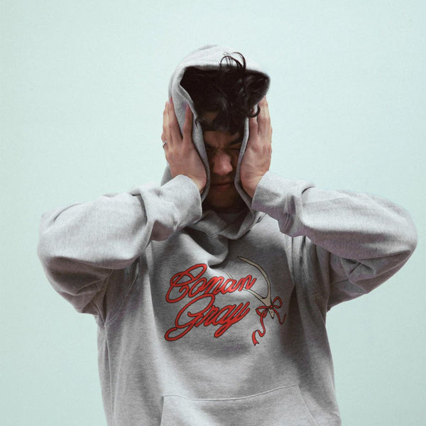 Conan Gray - Conan Gray Red Ribbon Wishbone Hoodie (Hoodies)