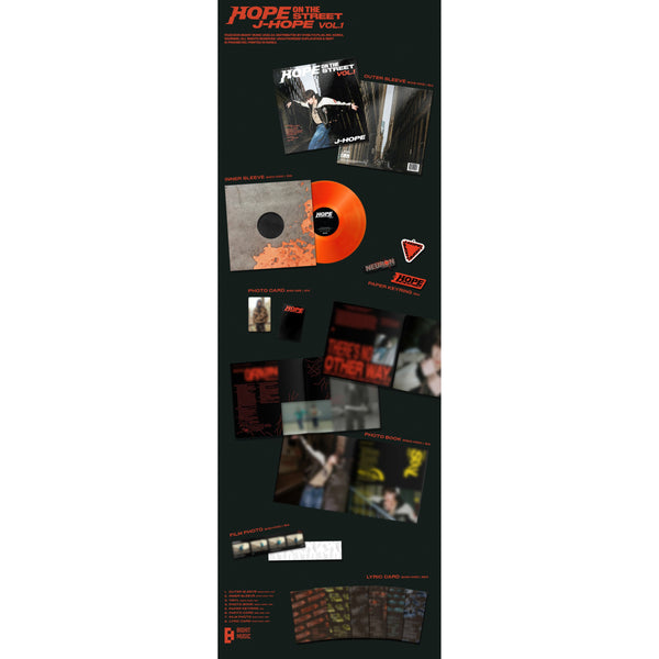 J-Hope - HOPE ON THE STREET VOL. 1 (VER.1 PRELUDE) (Coloured Vinyl LP)