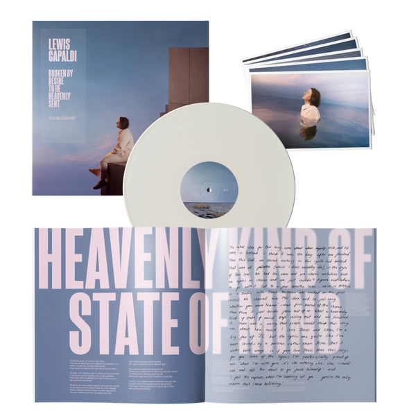 Lewis Capaldi - Broken By Desire To Be Heavenly Sent (Limited Edition White LP Collectors Set )