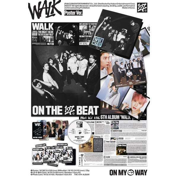 NCT 127 - Walk (CD - the 6th Album (Poster Ver.))