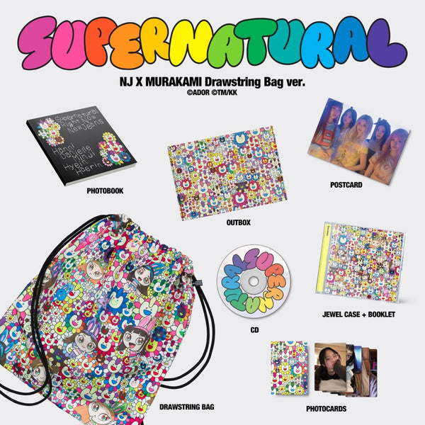 NewJeans - Supernatural NJ X MURAKAMI  (Cross Bag ver.) (CD)