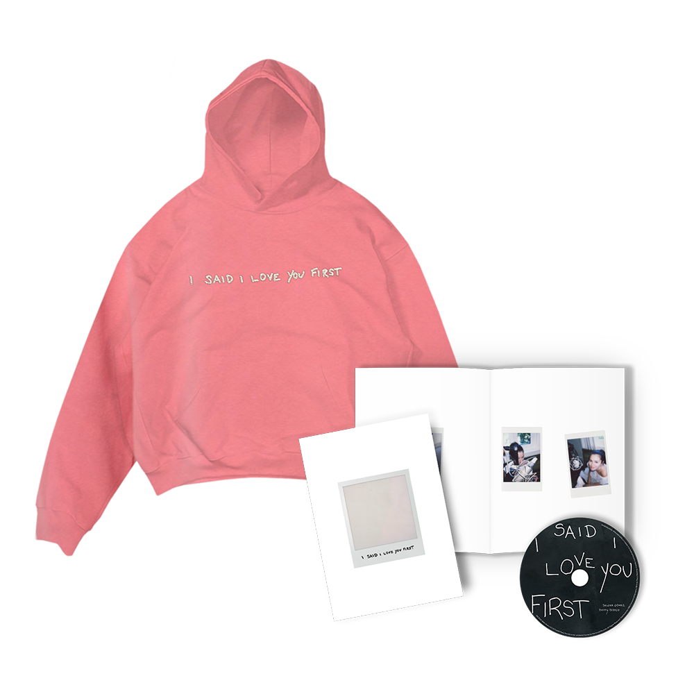 Selena Gomez I SAID I LOVE YOU FIRST - CD Zine + Pigment Pink Hoodie CD Zine + Pigment Pink Hoodie 398152