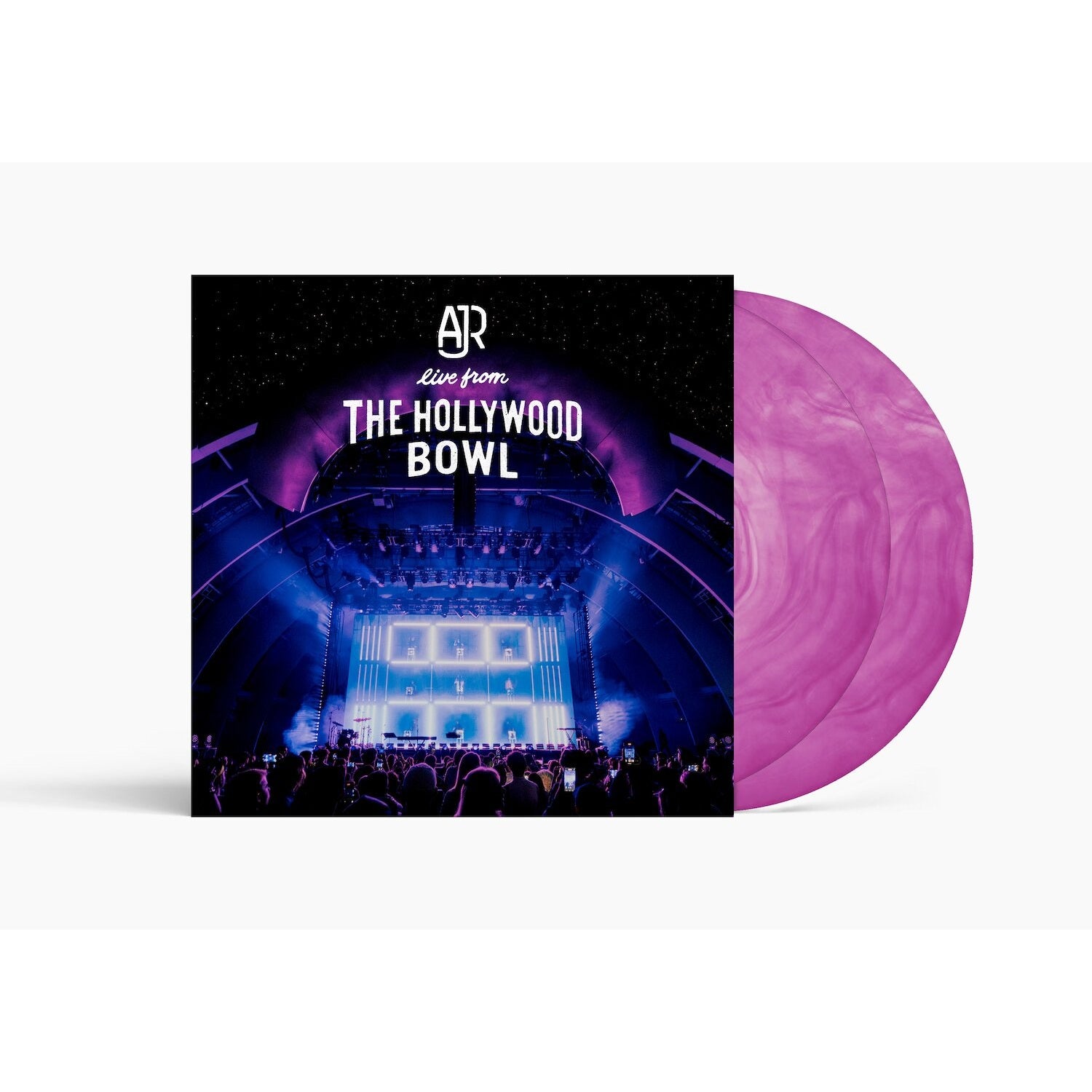 AJR Live from the Hollywood Bowl Translucent Galaxy Pink 2LP 452416