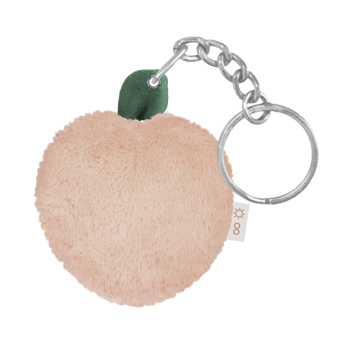 Brighter Days Peach Keychain