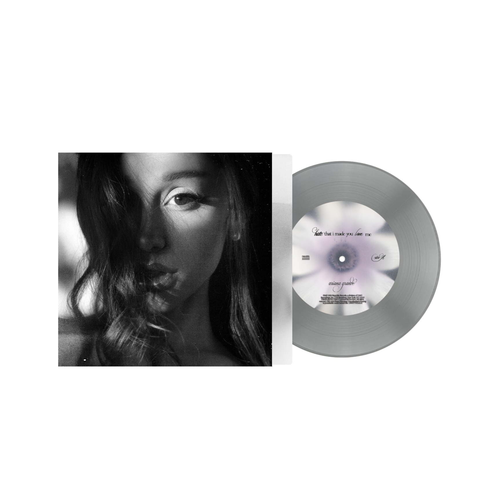 Ariana Grande hate that i made you love me - fluffy tail gray 7" Vinyl 446252
