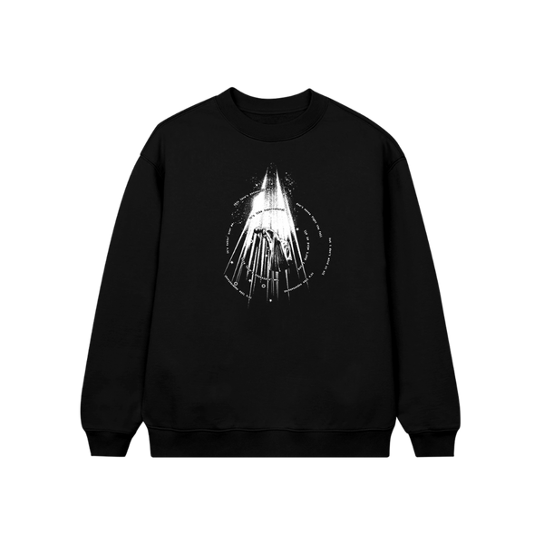 Ariana Grande - supernatural crewneck (black) (Crewneck)