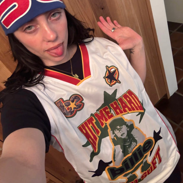 Billie Eilish - Camo Blohsh Baskeball Jersey (Trikot)