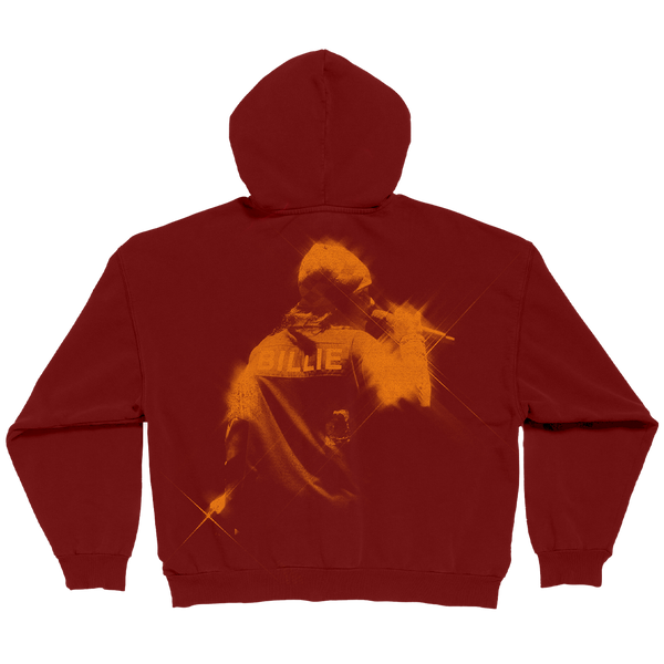 Billie Eilish - Encore Red Zip Hoodie (Zip Hoodie)