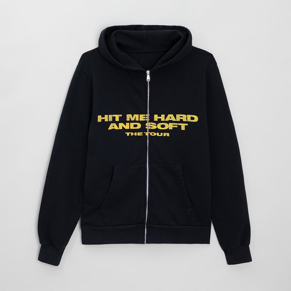 Billie Eilish - HIT ME HARD AND SOFT Live in 3D Hands Black Zip Hoodie (Kapuzenjacke)