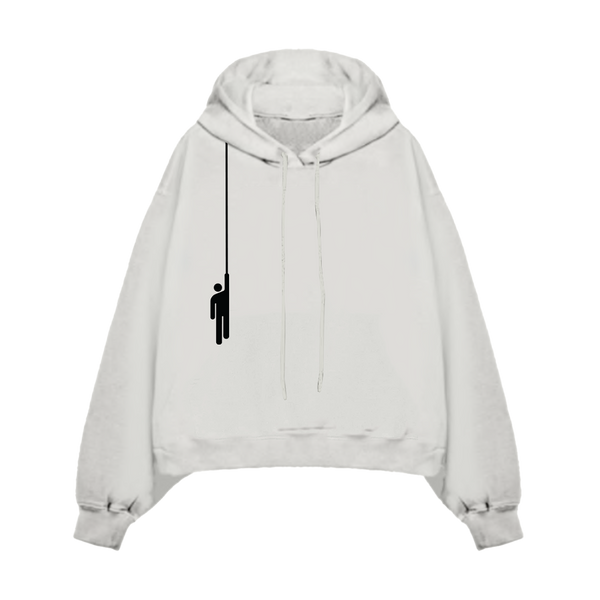 Billie Eilish - Hanging Blohsh White Hoodie (Hoodies)