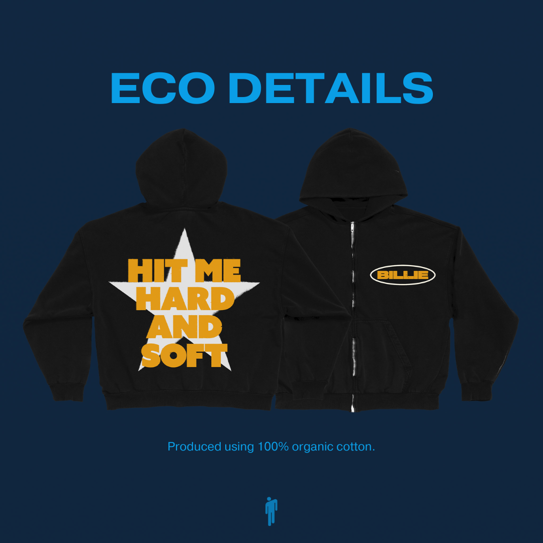 Billie Eilish Hit Me Star Black Hoodie Hoodies 409357
