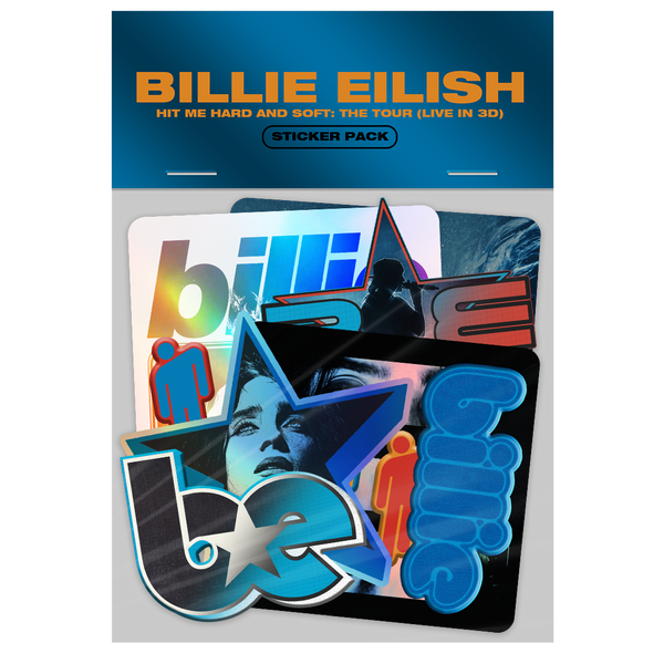 Billie Eilish - Live in 3D Sticker Pack (Aufkleber)