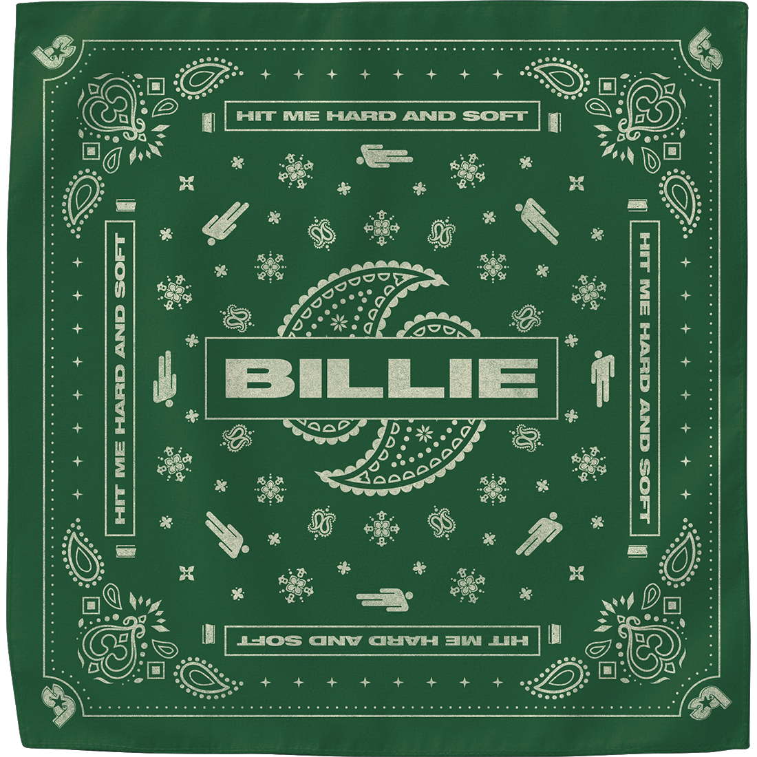 Billie Eilish Paisley Bandana 4 Pack Bandana 428756