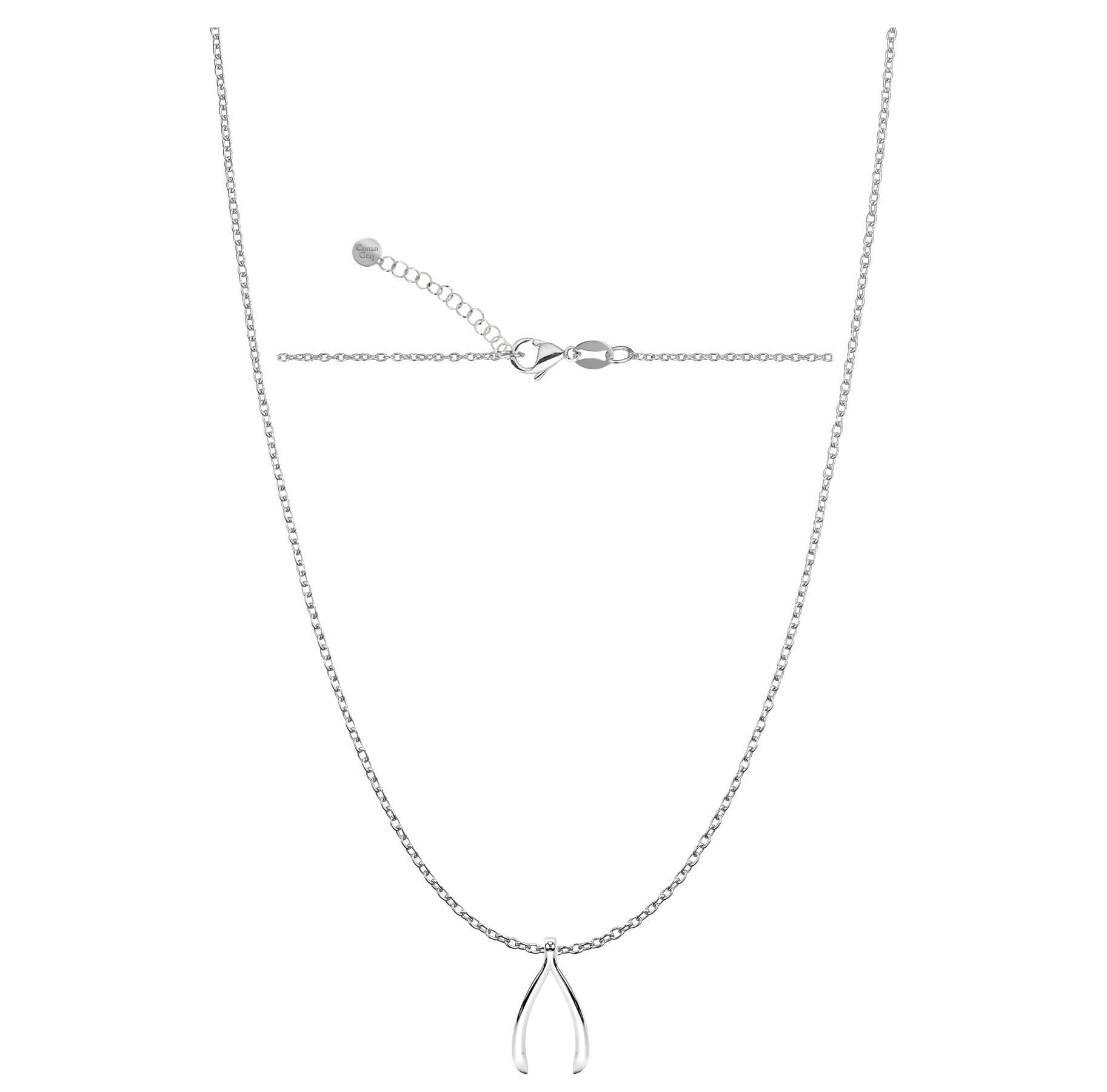Conan Gray Conan Gray Wishbone Necklace Halskette 416958
