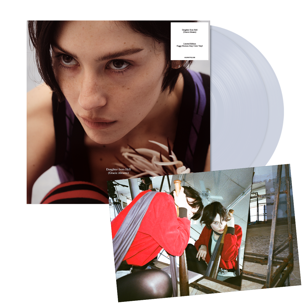 Gracie Abrams Daughter from Hell - Exclusive Foggy Horizon Gray Vinyl + Germany Exclusive &  Numbered Poster Posterbundle 453599