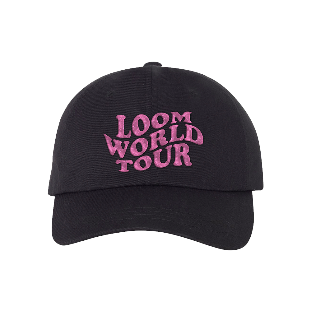 Loom Dad Hat w/ Pink Embroidery