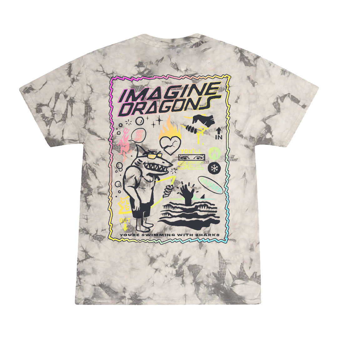 Imagine Dragons Sharks Tee T-Shirt 414394