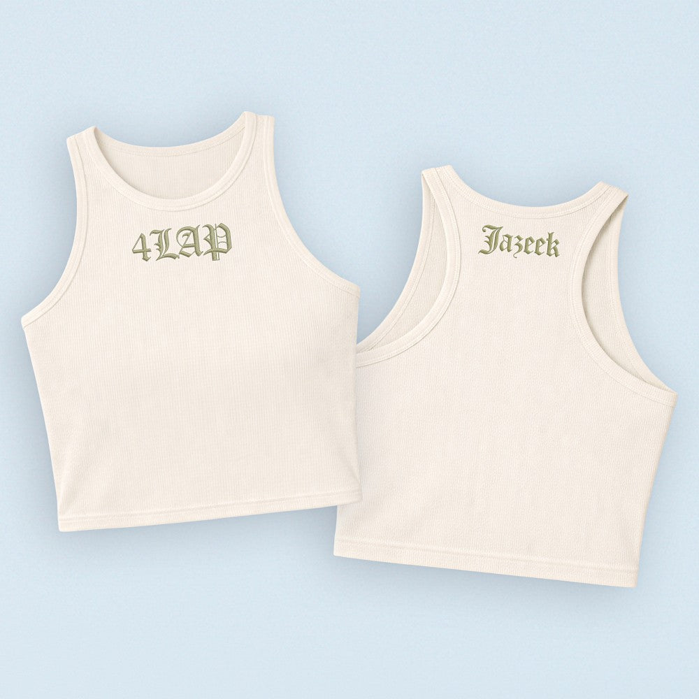 Jazeek 4LAP CD + Cropped Tanktop Cream White 435041