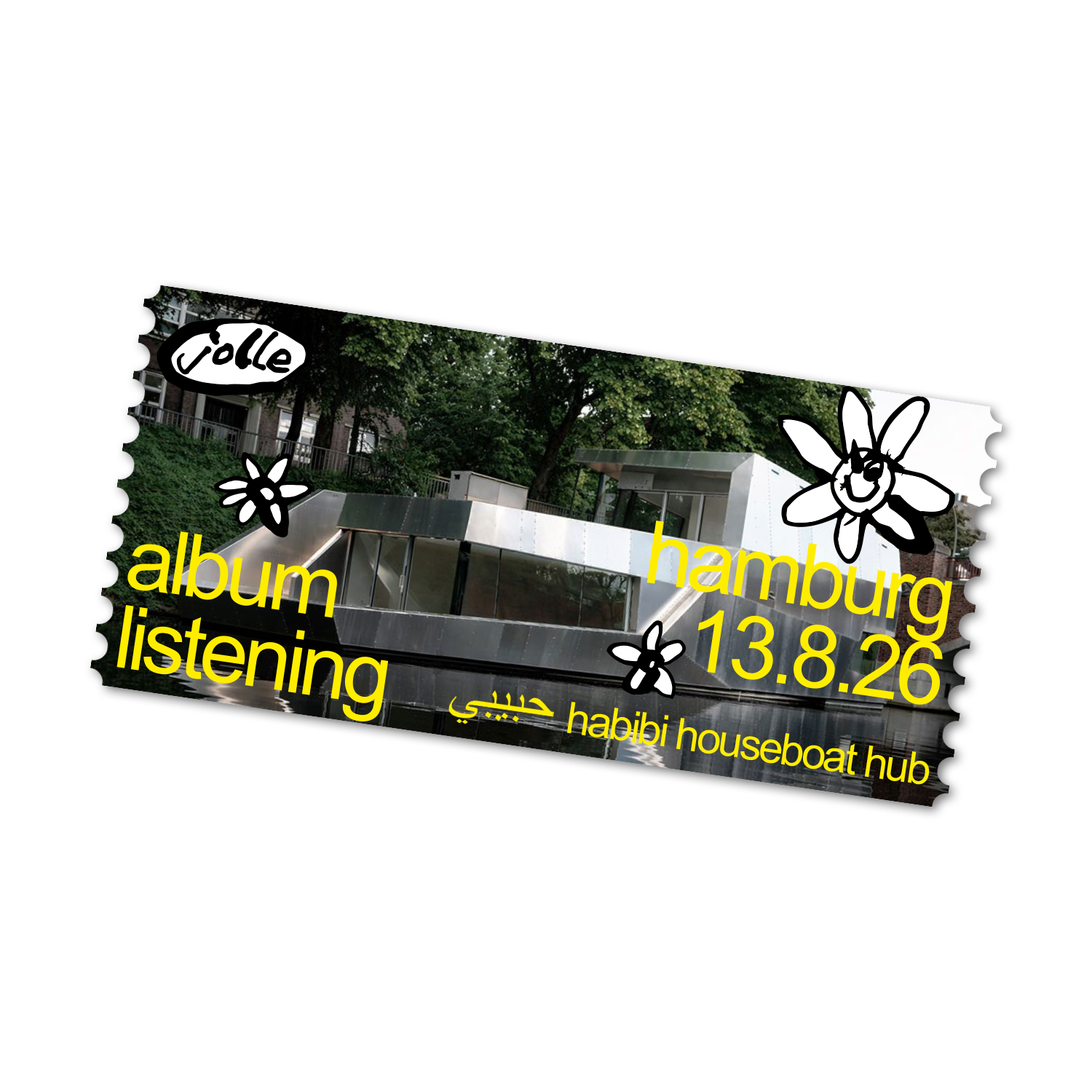 Jolle Sunny Side Up :/ Down CD + Sticker + Listening Event Hamburg Ticket 451192