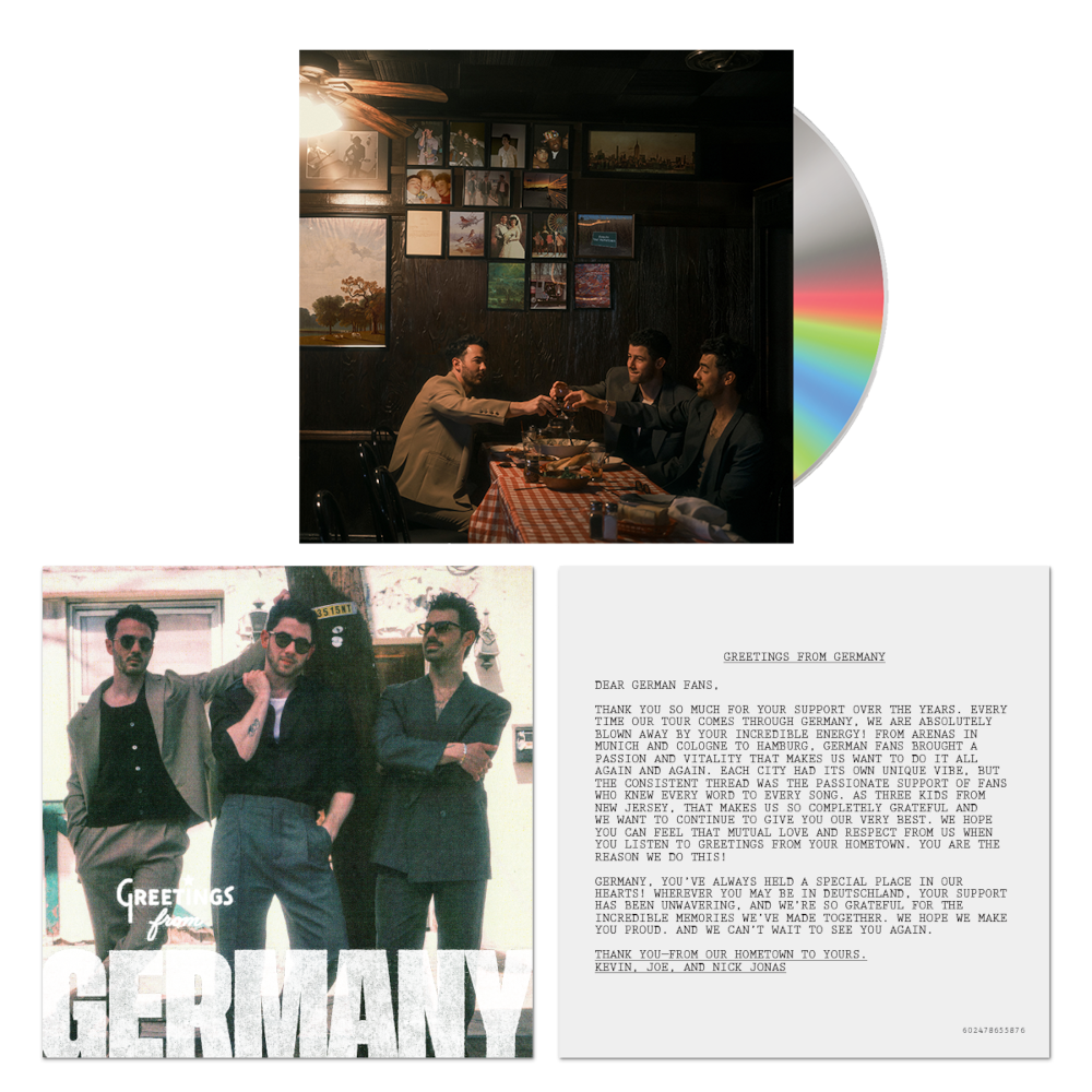 Jonas Brothers  Greetings From Your Hometown CD + Signed Artcard 413686
