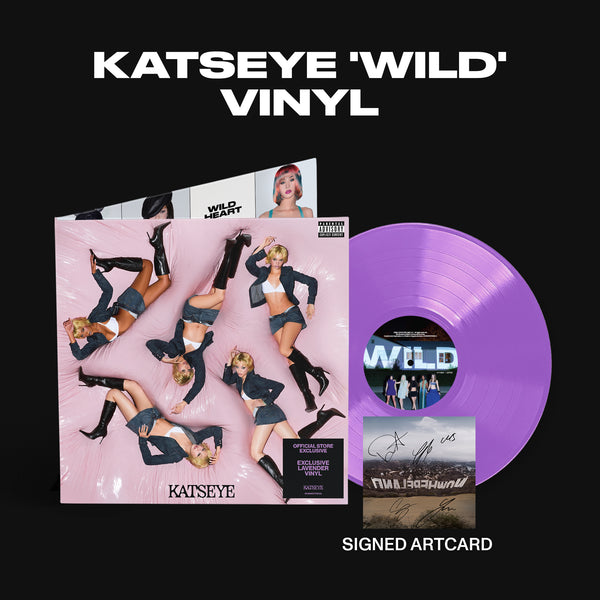 KATSEYE - WILD - Official Store Exclusive Vinyl + Signed Artcard (Official Store Exclusive Vinyl + Signed Artcard)
