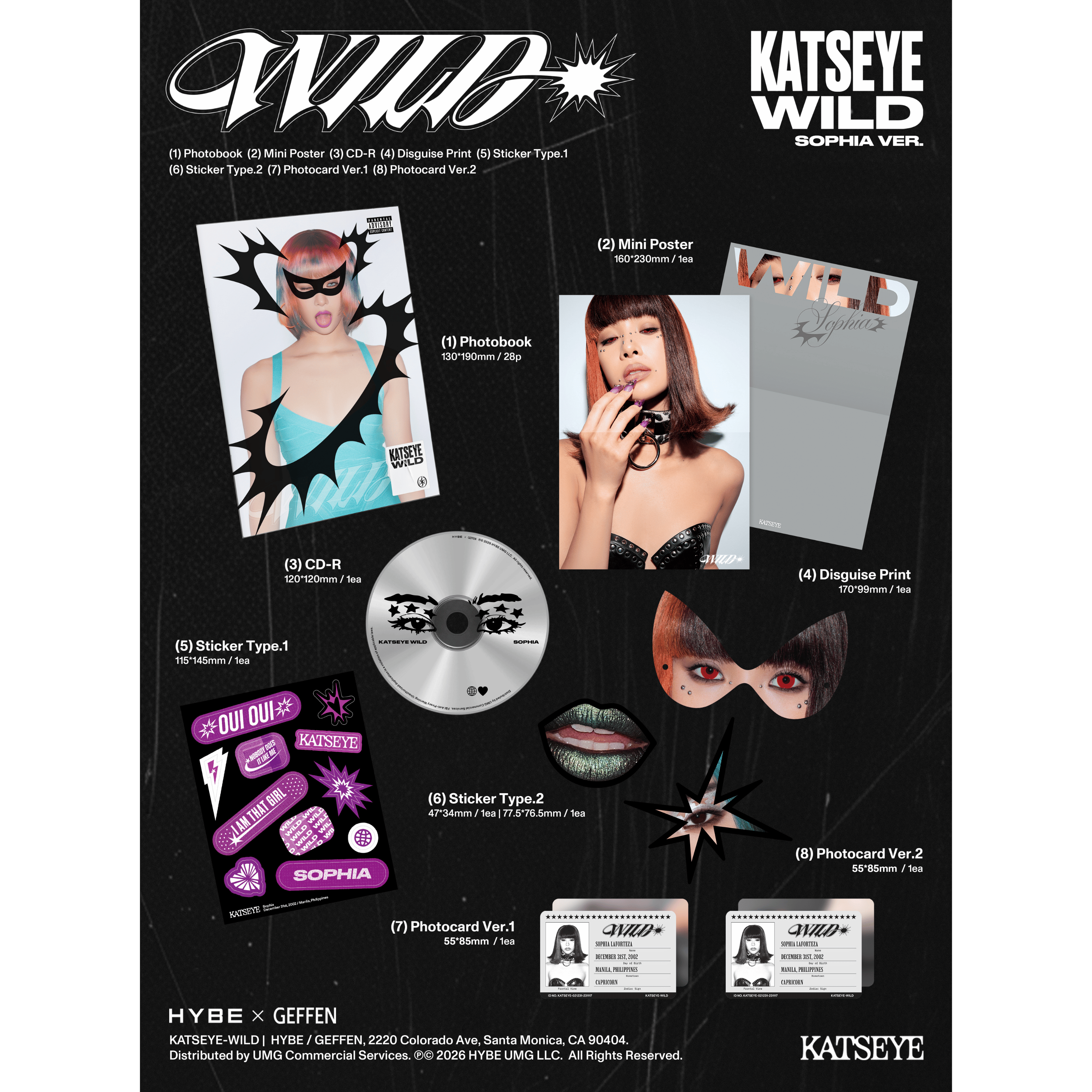 KATSEYE WILD (Sophia ver.) (Sophia ver.) 454829