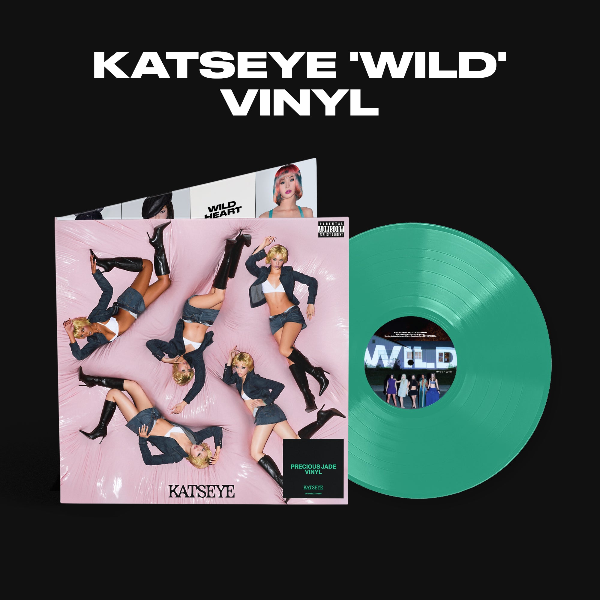 KATSEYE WILD Vinyl - Standard Edition + Signed Artcard Standard Edition + Signed Artcard 455009