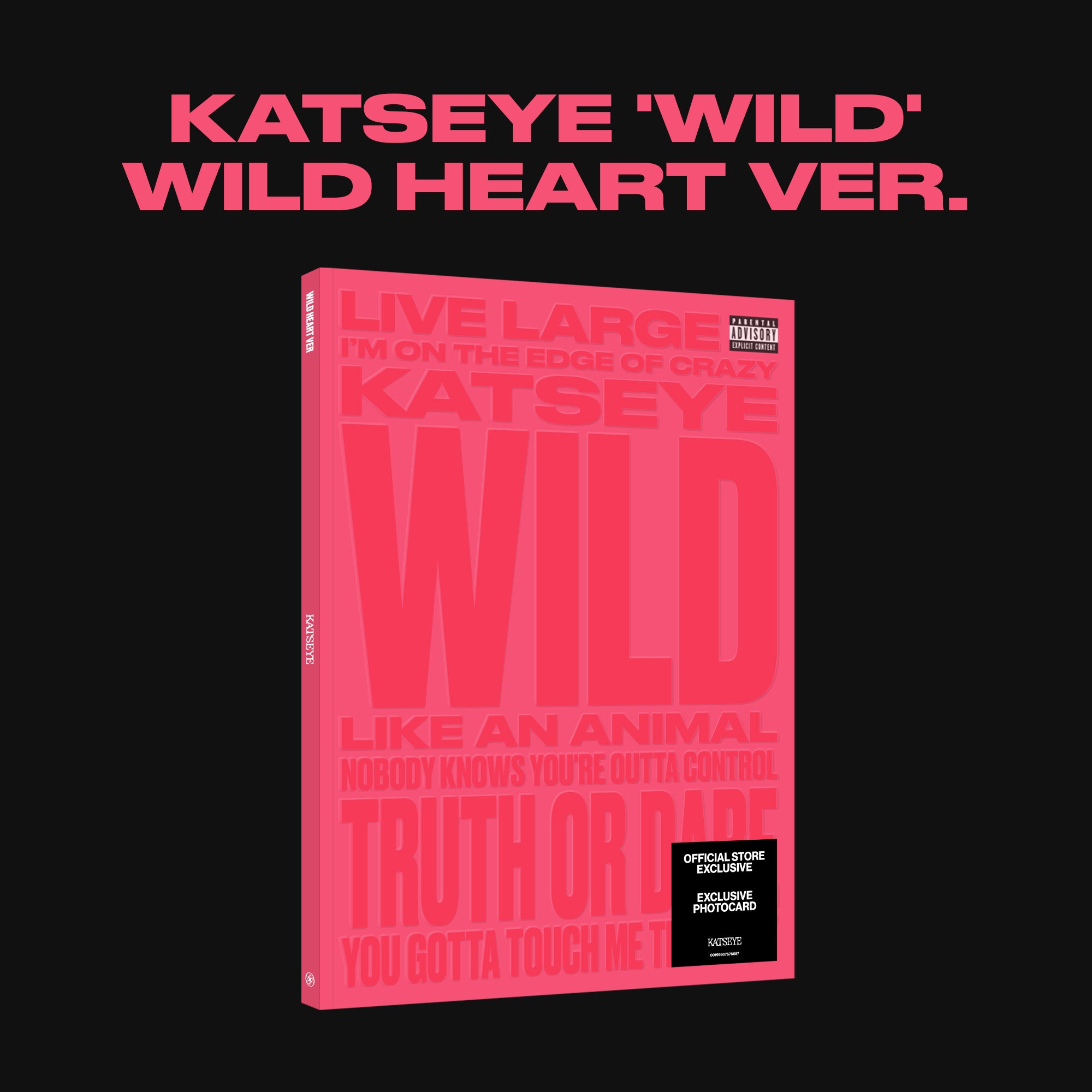 KATSEYE WILD (Wild Heart ver.) - Official Store Exclusive CD + Signed Artcard Official Store Exclusive CD + Signed Artcard 455041