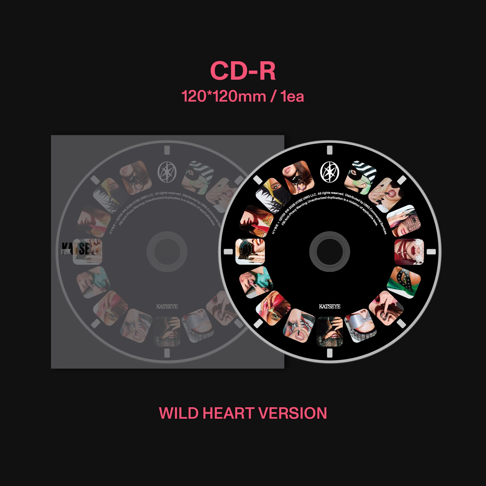 KATSEYE WILD (Wild Heart ver.) - Official Store Exclusive CD + Signed Artcard Official Store Exclusive CD + Signed Artcard 455051