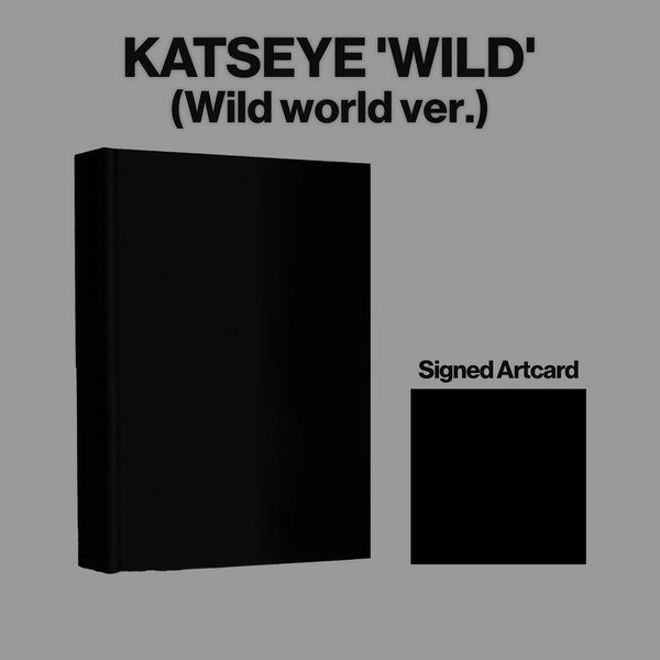 KATSEYE - WILD (Wild World ver.) - Standard Edition + Signed Artcard (Standard Edition + Signed Artcard)