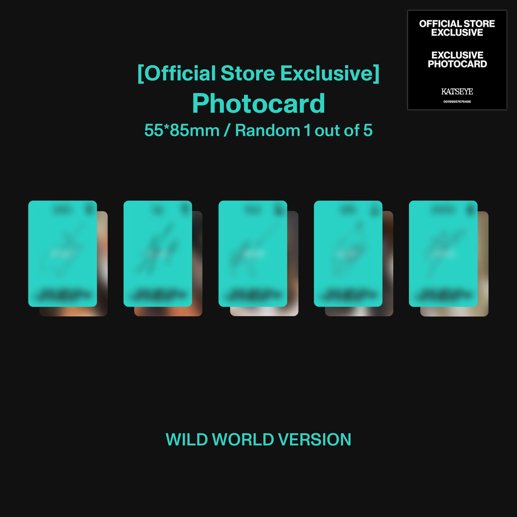 KATSEYE WILD - Wild world ver. - Official Store Exclusive CD Official Store Exclusive CD 450662