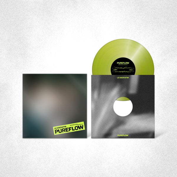 LE SSERAFIM - 2nd Studio Album ‘PUREFLOW’ pt.1 Vinyl (Electric Yellow Glitter Ver.) (LP)