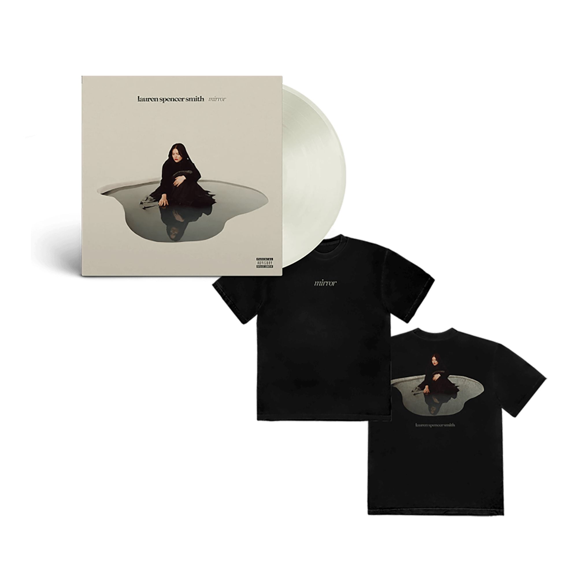 Lauren Spencer Smith Mirror LP Bundle INTL Vinyl + T-Shirt 311180