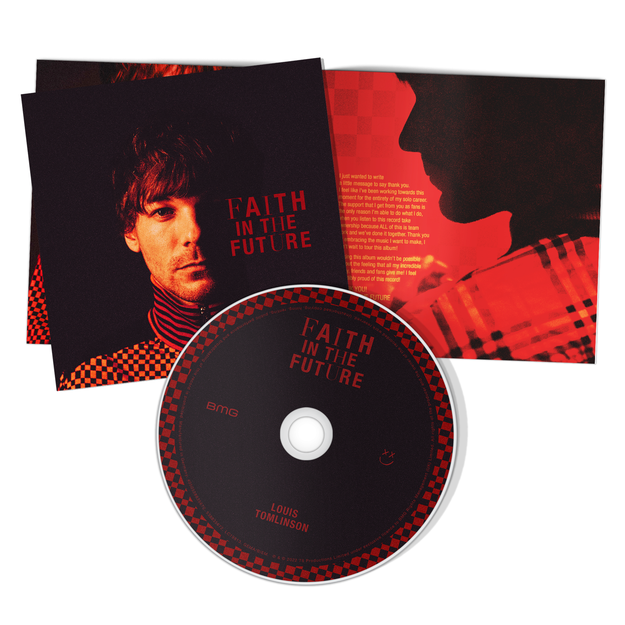 Louis Tomlinson Faith In The Future  CD (Lenticular Sleeve) 424542