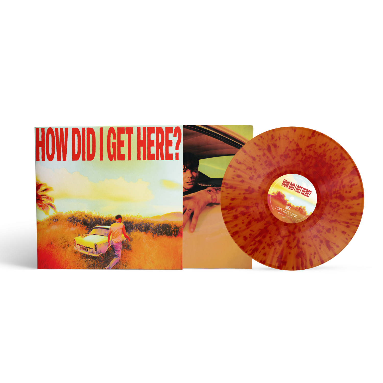 Louis Tomlinson How Did I Get Here? Red & Orange Splatter Vinyl 428192