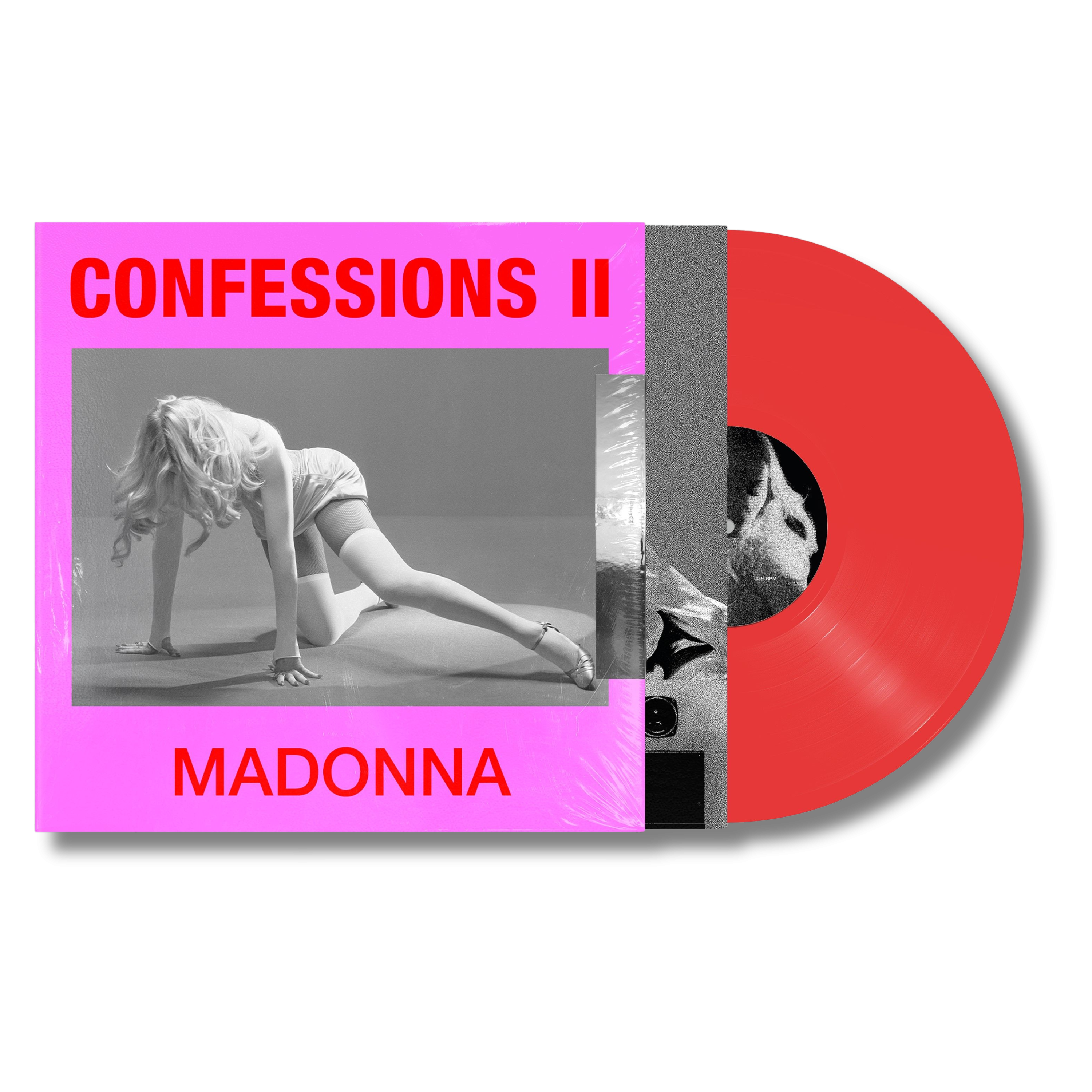 Madonna Confessions II Translucent Red Vinyl LP + Poster 450376