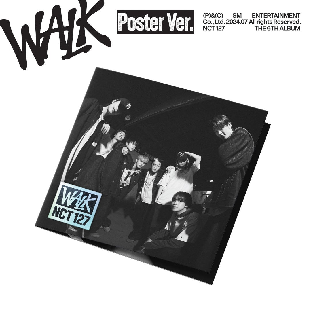 NCT 127 Walk CD - the 6th Album (Poster Ver.) 370424