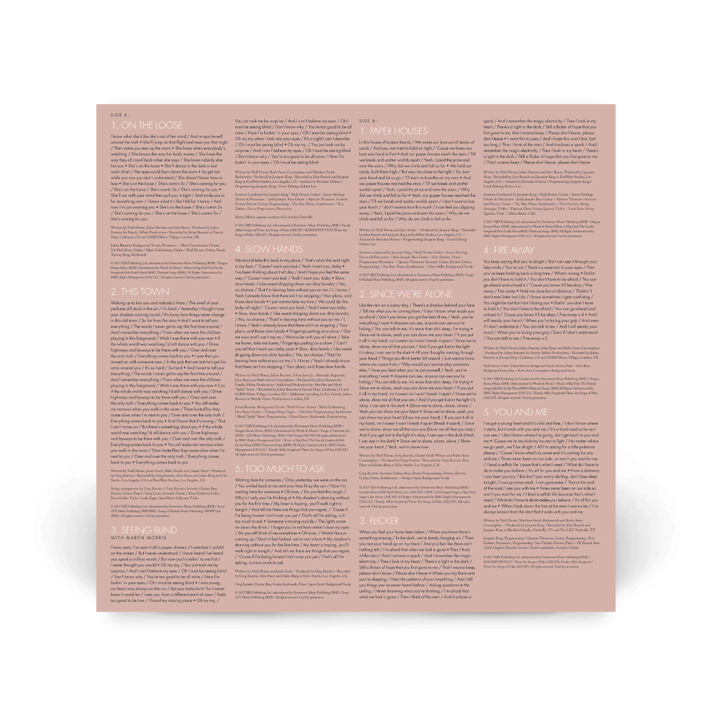 Niall Horan Flicker Blue-Eyed Swirl LP 424122