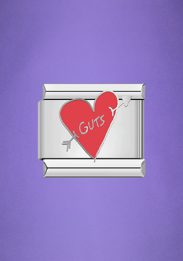 GUTS heart charm