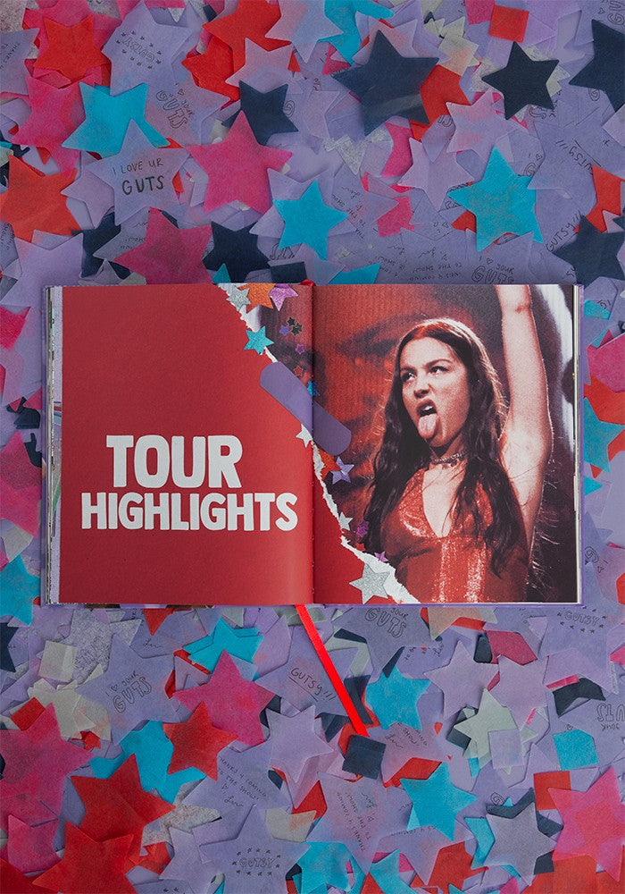 Olivia Rodrigo GUTS world tour book Buch 418438