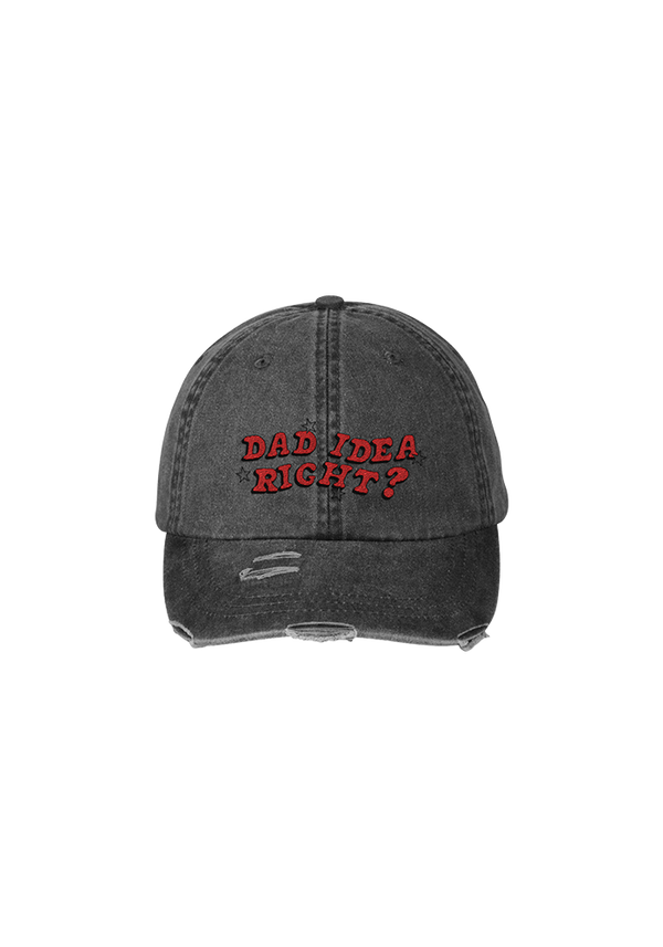 Olivia Rodrigo - dad idea right? distressed dad hat (Dad Hat)