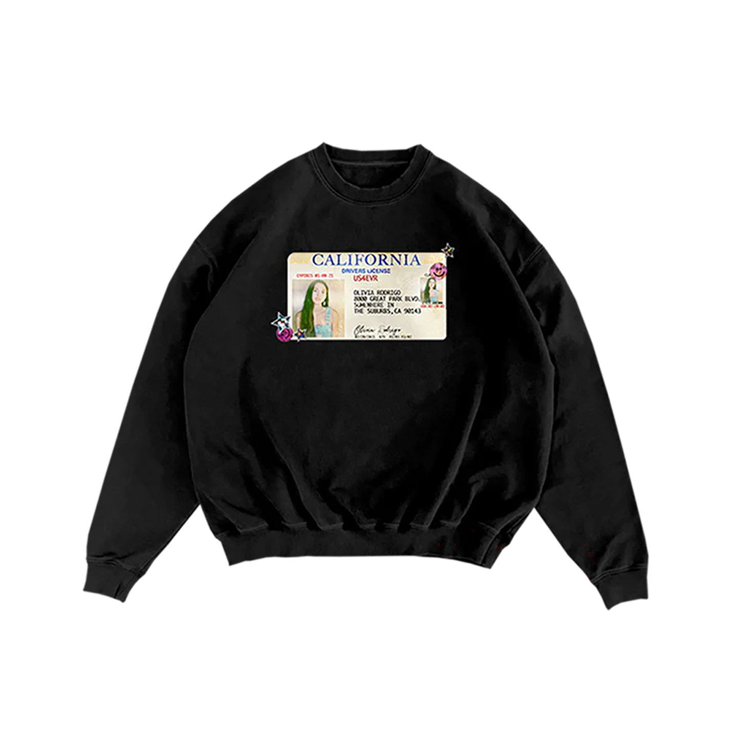 Olivia Rodrigo drivers license 5 year anniversary crewneck Sweater 433051