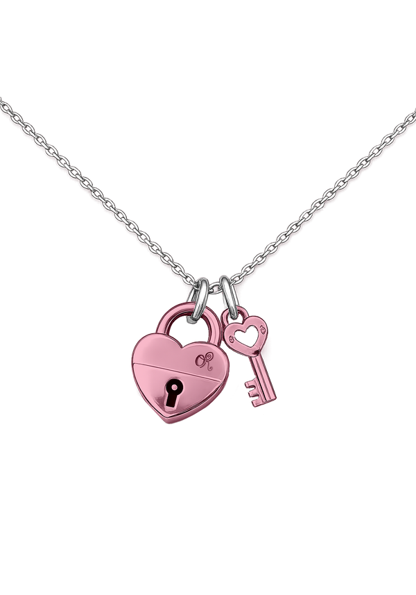 Olivia Rodrigo - drop dead heart keyed padlock necklace (Halsschmuck)