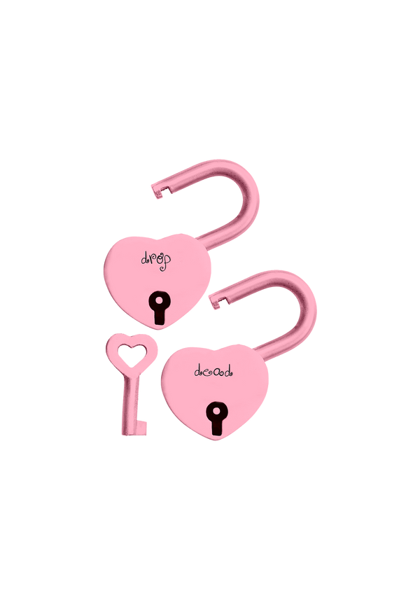 Olivia Rodrigo - drop dead heart keyed padlock set (Vorhängeschloss)