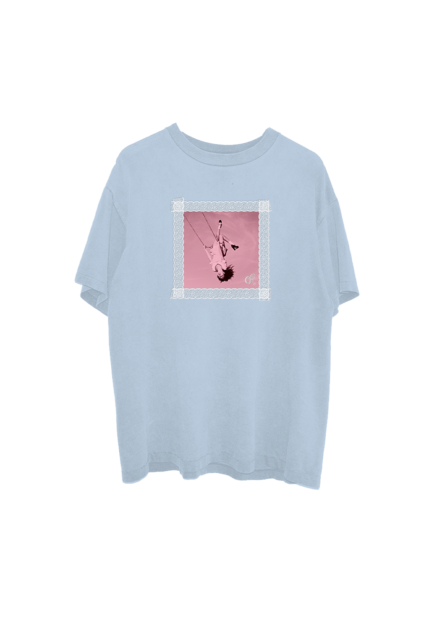 Olivia Rodrigo lace album cover oversized blue t-shirt T-Shirt 440667