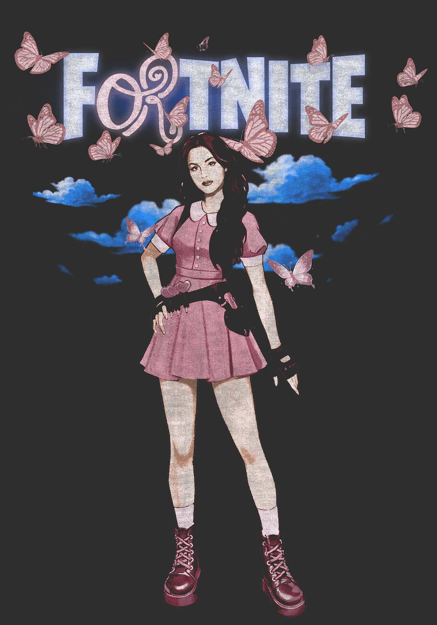 Olivia Rodrigo olivia rodrigo x Fornite t-shirt T-Shirt 451952