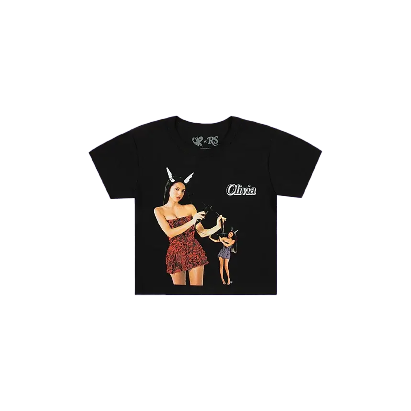 Olivia Rodrigo olivia rodrigo x rolling stone crop T-shirt 404833