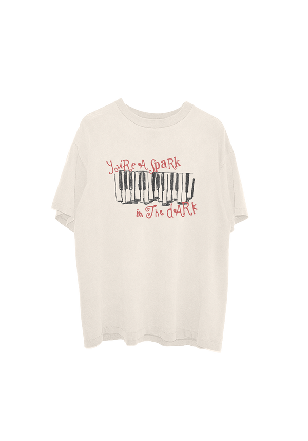 Olivia Rodrigo - spark in the dark piano t-shirt (T-Shirt)