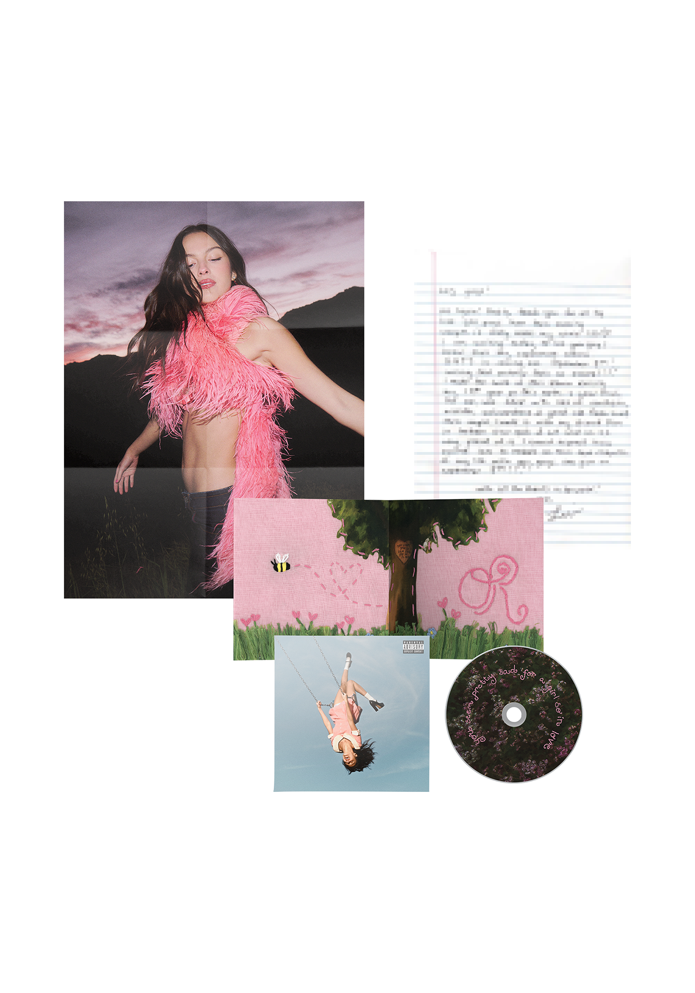 Olivia Rodrigo you seem pretty sad for a girl so in love - exclusive cd with letter to DE fans CD 444397