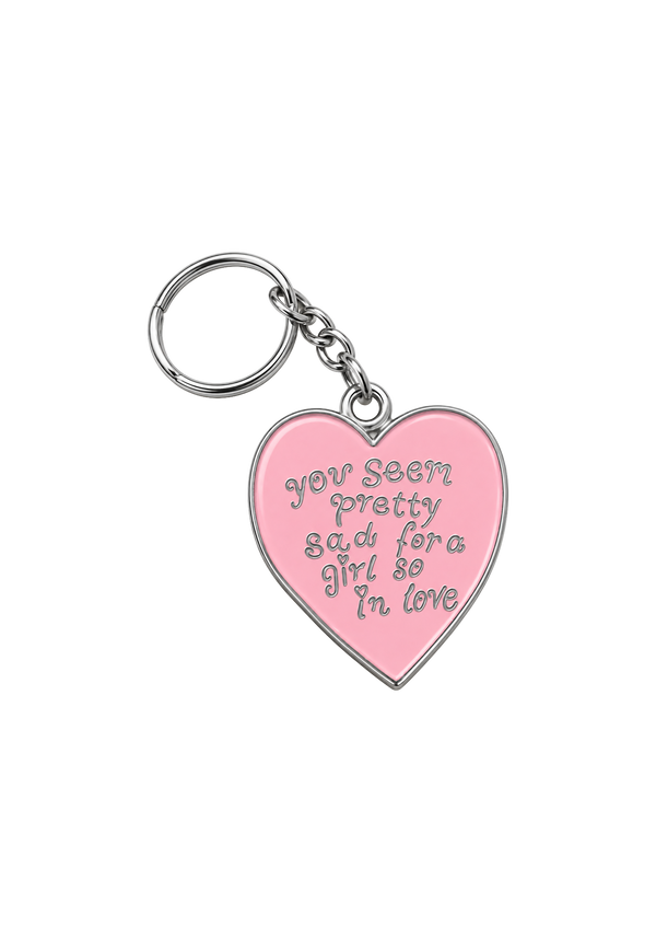 Olivia Rodrigo - you seem pretty sad for a girl so in love keychain (Schlüsselanhänger)